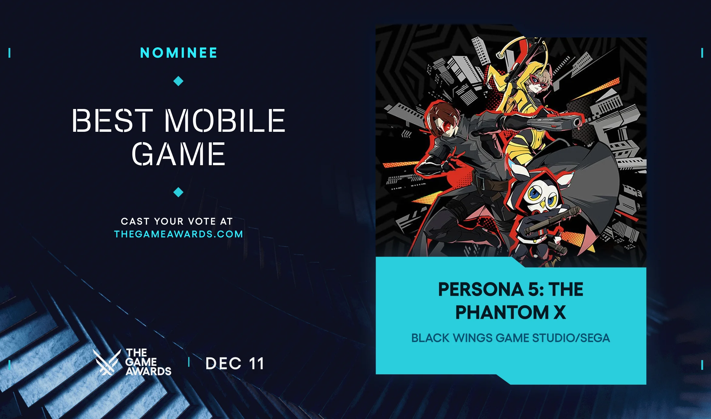 The Game Awards 2025「Best Mobile Game」部門にノミネートされました